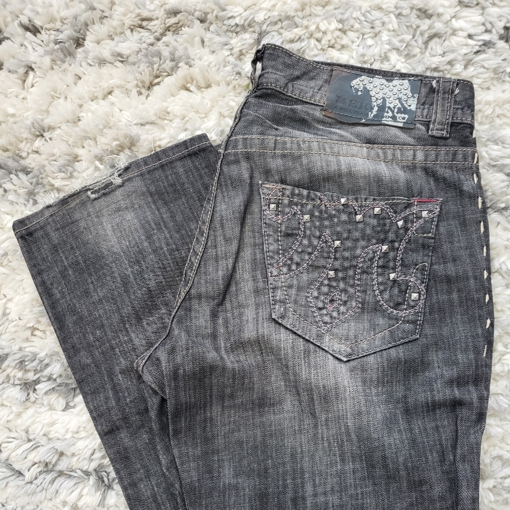 Mek jeans. 34x34. Black